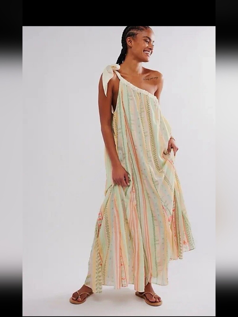 Free People Tova One Shoulder Maxi Dress